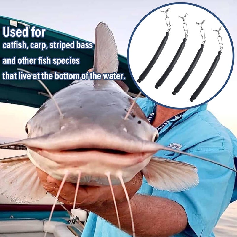 kaleodam Dragging Weights for Catfishing Trolling, Drifting Dragging Sinkers, Bottom Search Lead Stick Weights and 3 Way Rig - Image 5